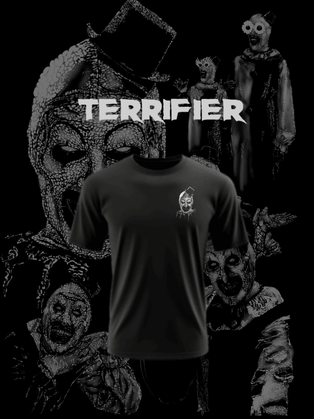 Simple Art the clown terrifier Graphic Tee