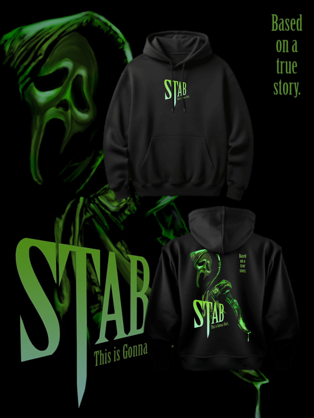 Stab hoodie jumper