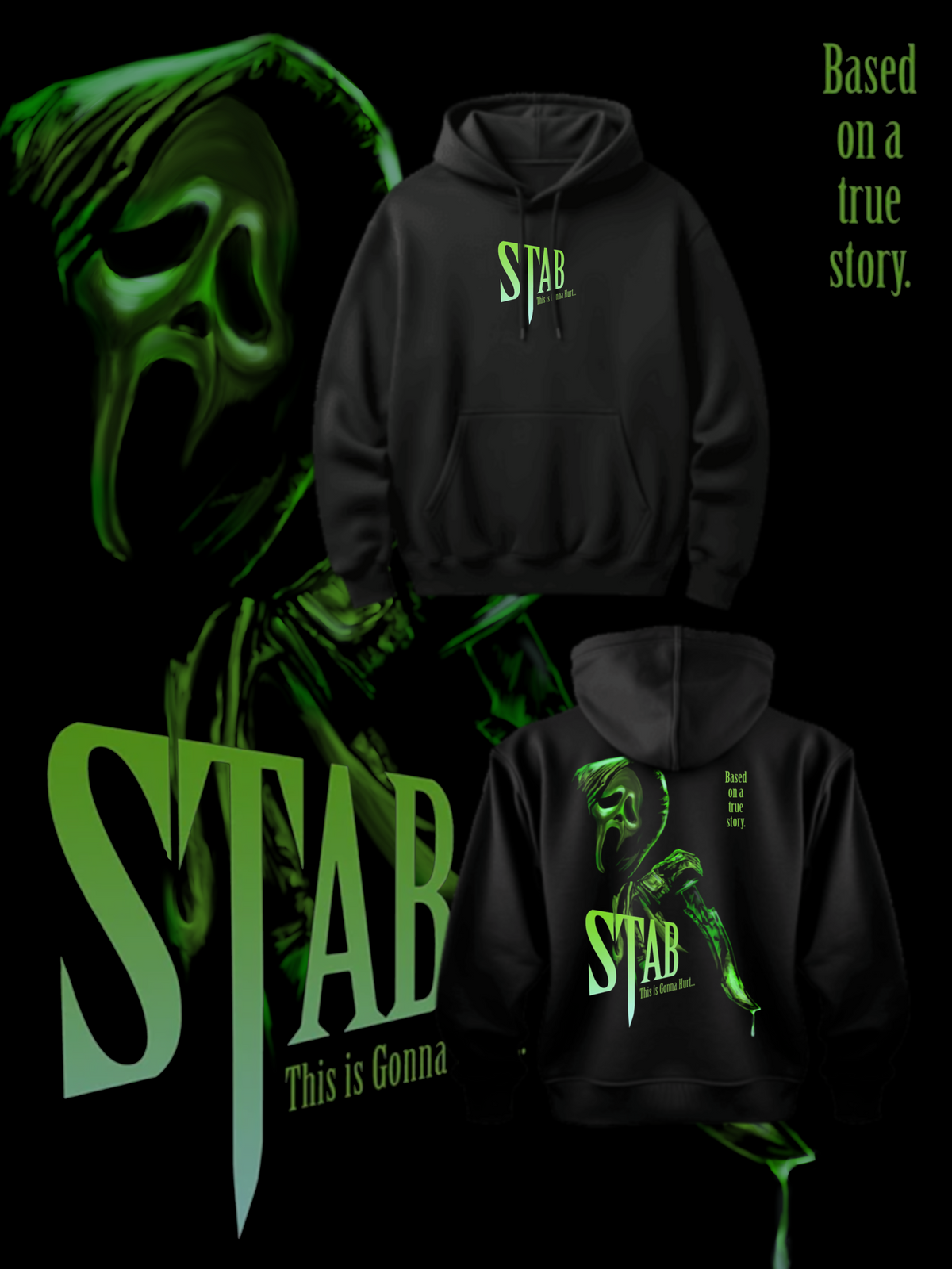 Stab hoodie jumper